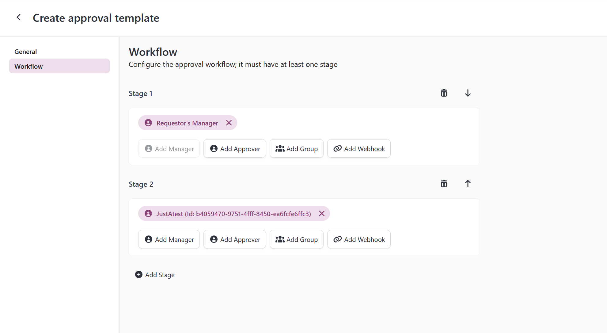 Example of EasyLife 365 Collaboration Approvals workflow