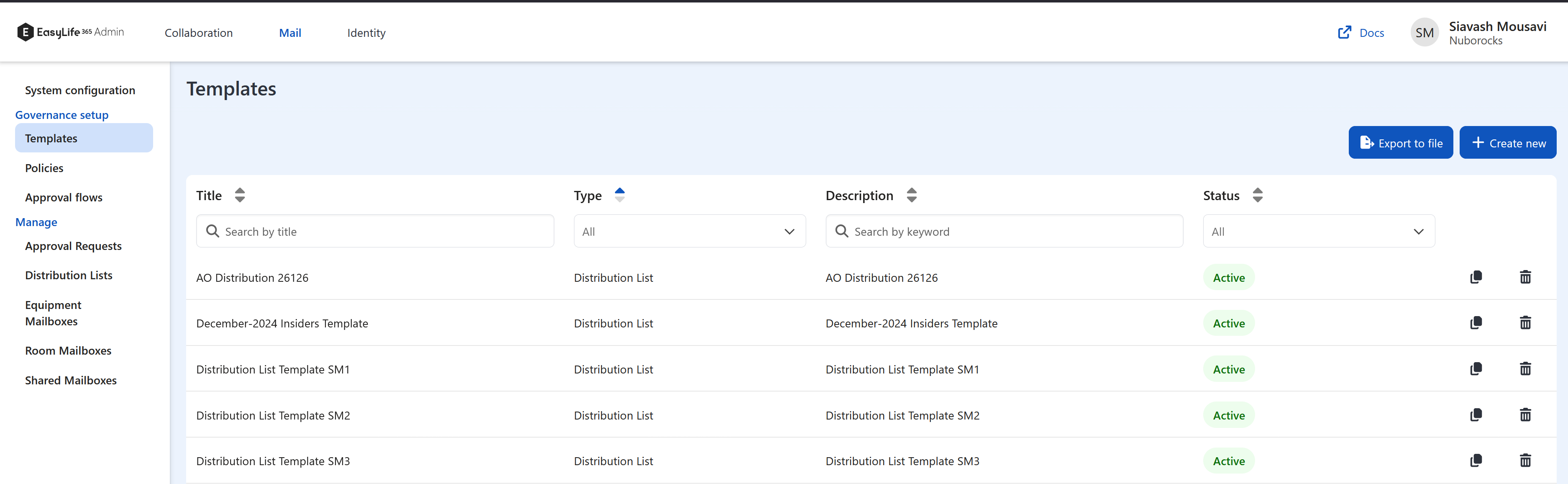 EasyLife 365 Templates