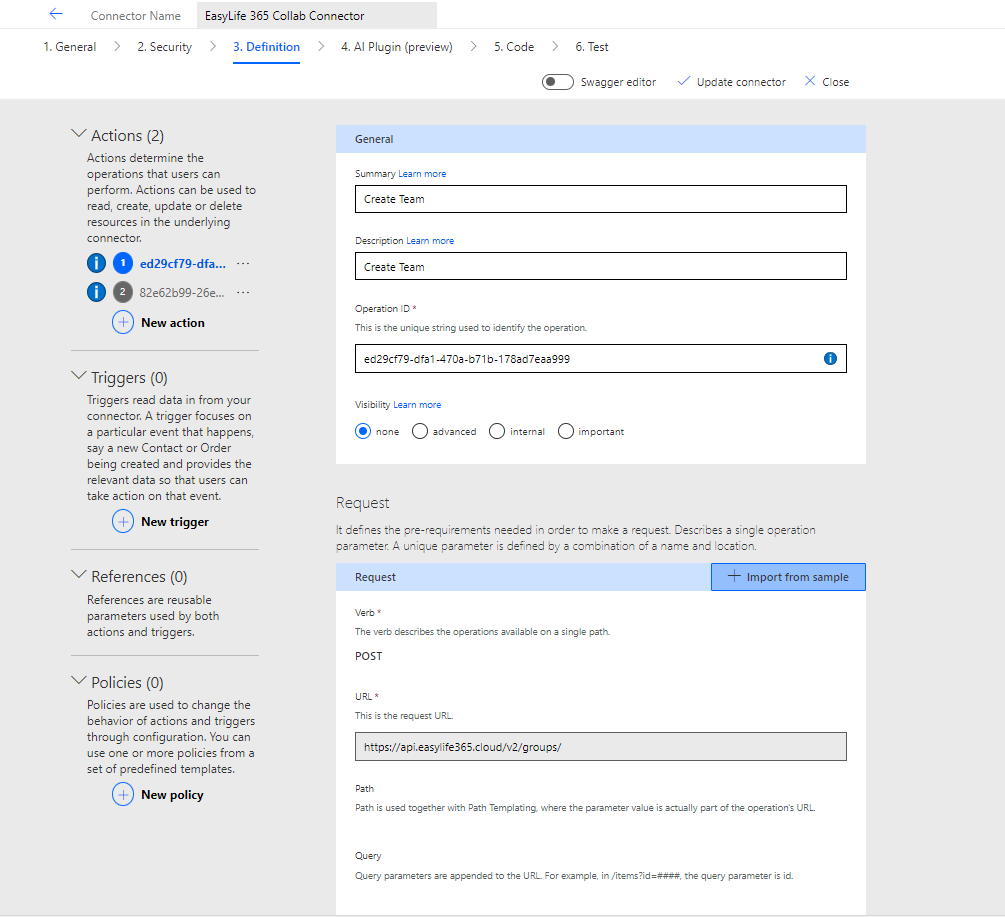 Power automate connections