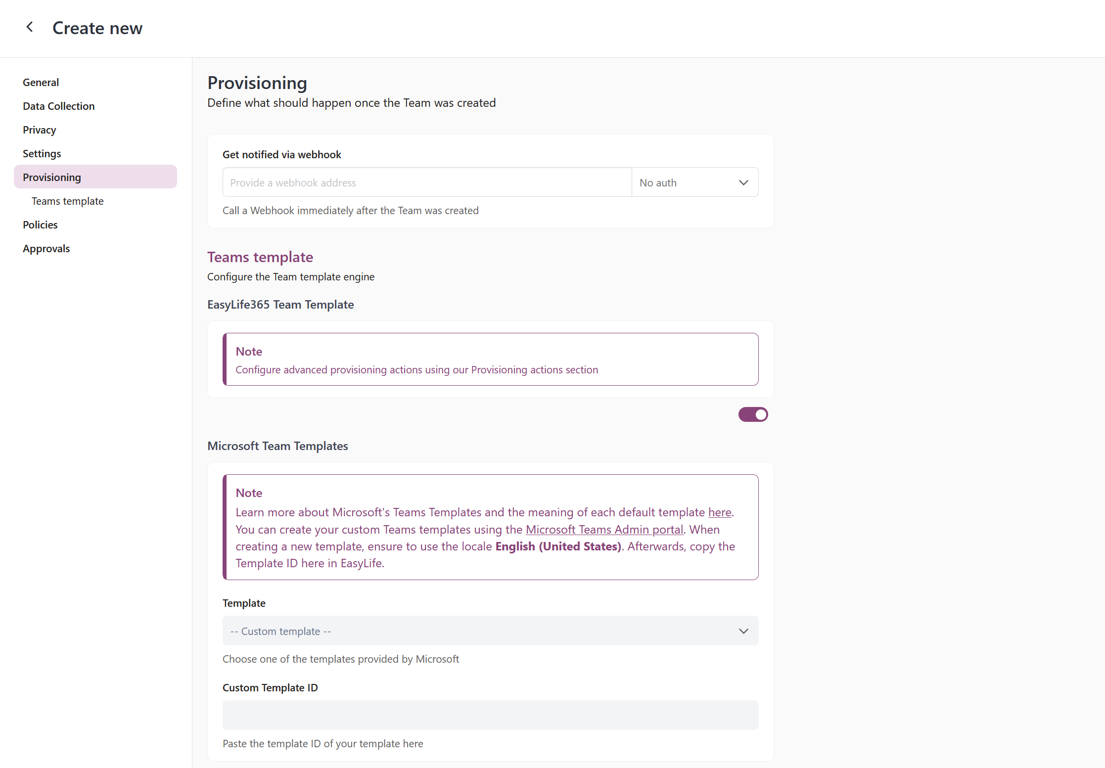 EasyLife 365 Templates